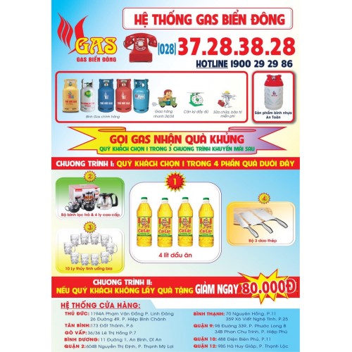 KHUYẾN MÃI KHI MUA GAS